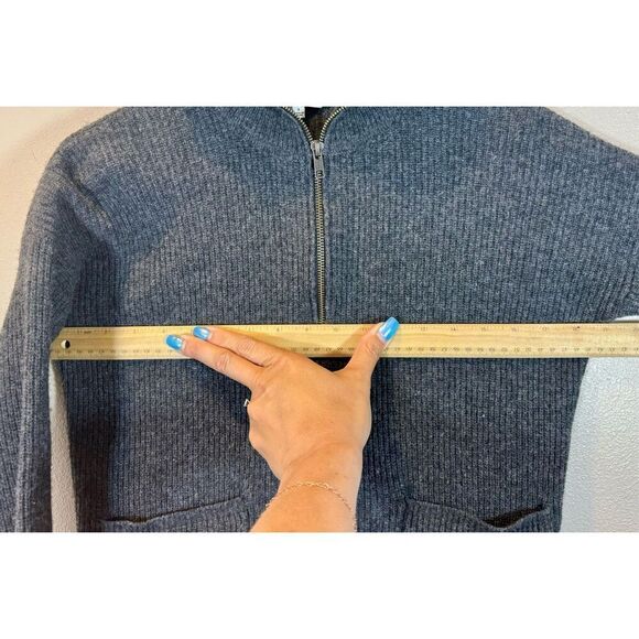 Madewell Glenbrook Merino Wool Quarter Zip Pullover Sweater With Pockets Small - Picture 10 of 11